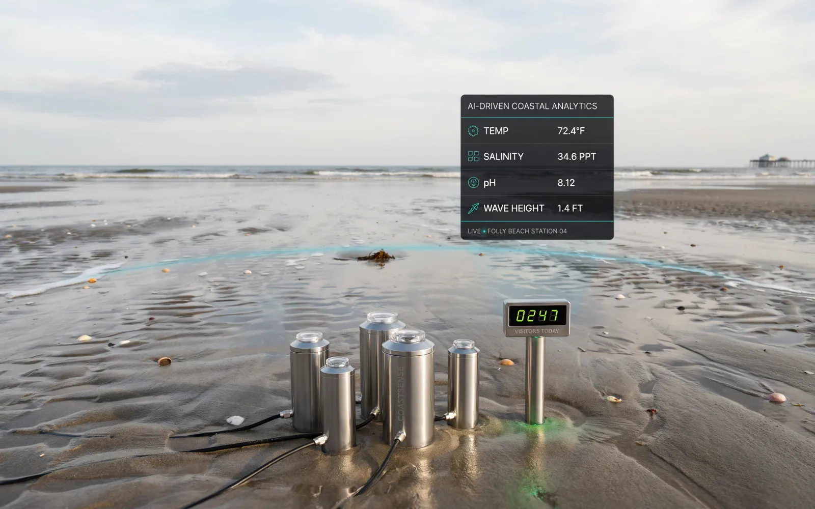 Folly Beach Considers AI System to Monitor Beach Health and Visitor Numbers