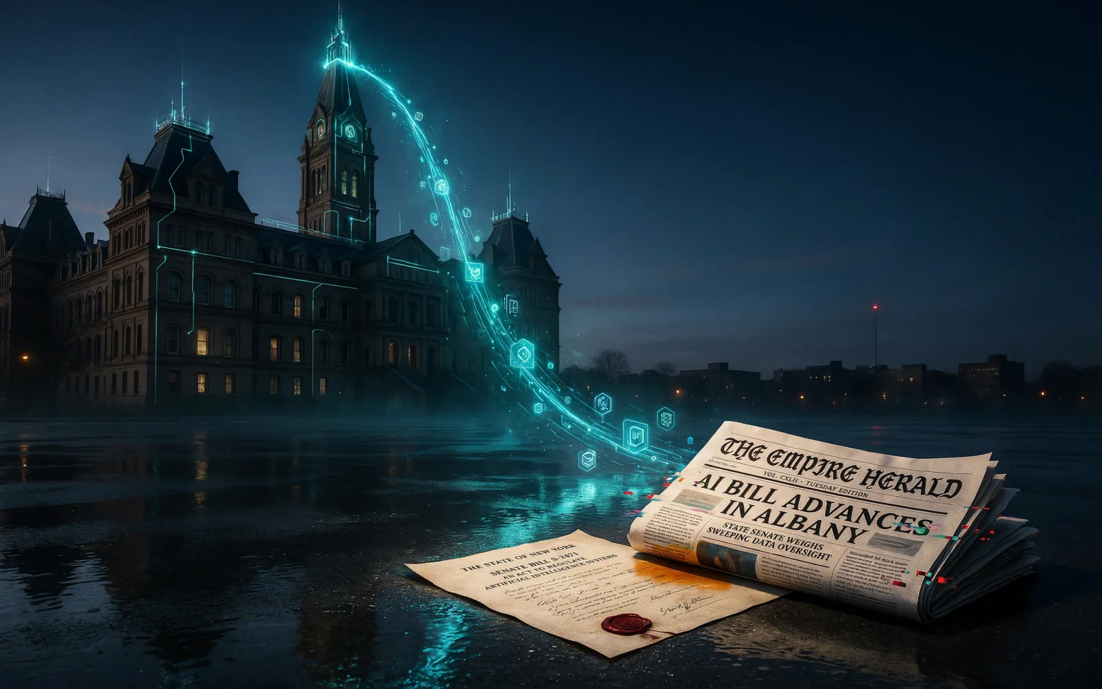 New York Senate Passes First U.S. Bill Requiring AI Disclaimers in News Content