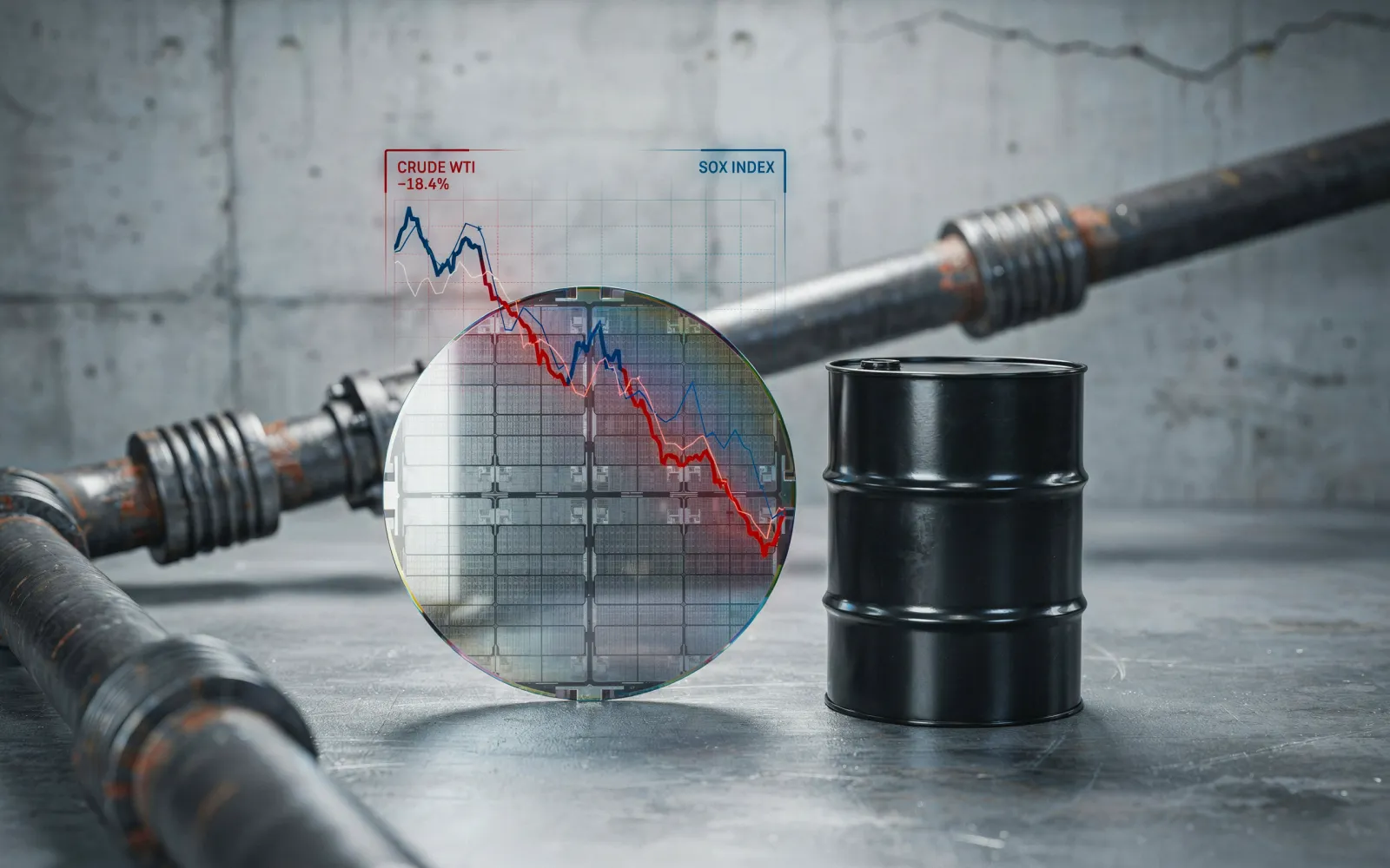 AI-Driven Semiconductor Sell-Off Sends Wall Street Lower Amid Oil Price Dip