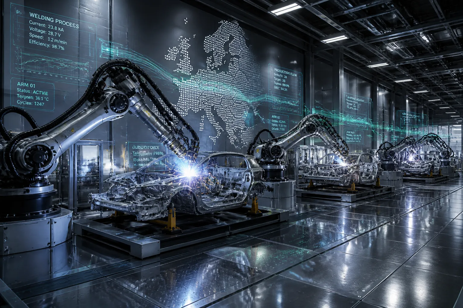 AI and Robots Set to Transform European Auto Manufacturing by 2030, Industry Leaders Say