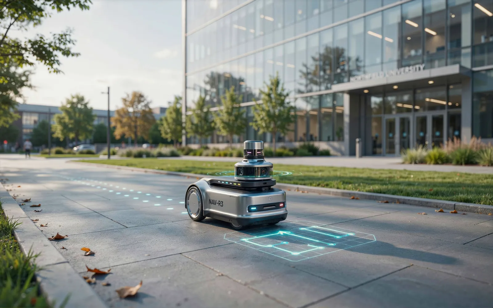 Cedarville University Students Build Autonomous Robot to Guide Campus Visitors