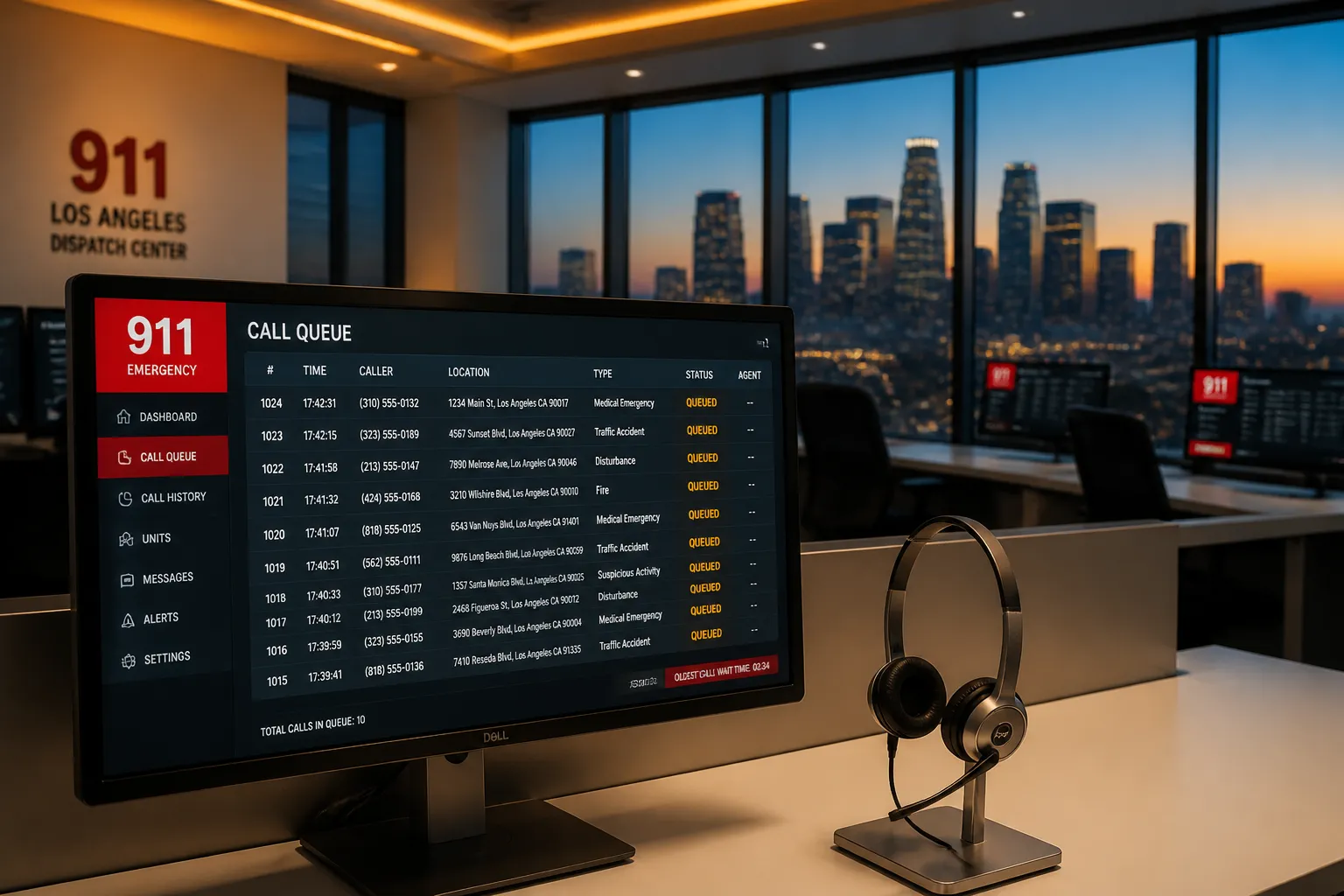 AI Call-Taker Ava Aims to Relieve Los Angeles Overburdened 911 System