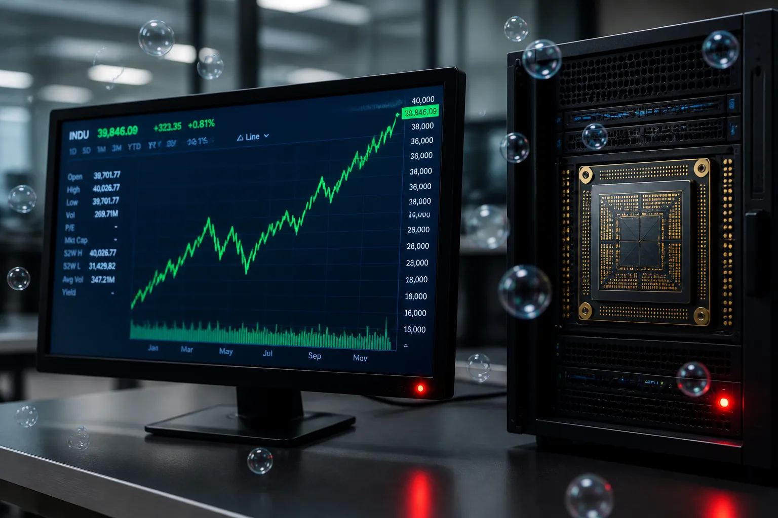 AI Investment Surge Sparks Debate Over Bubble Risk