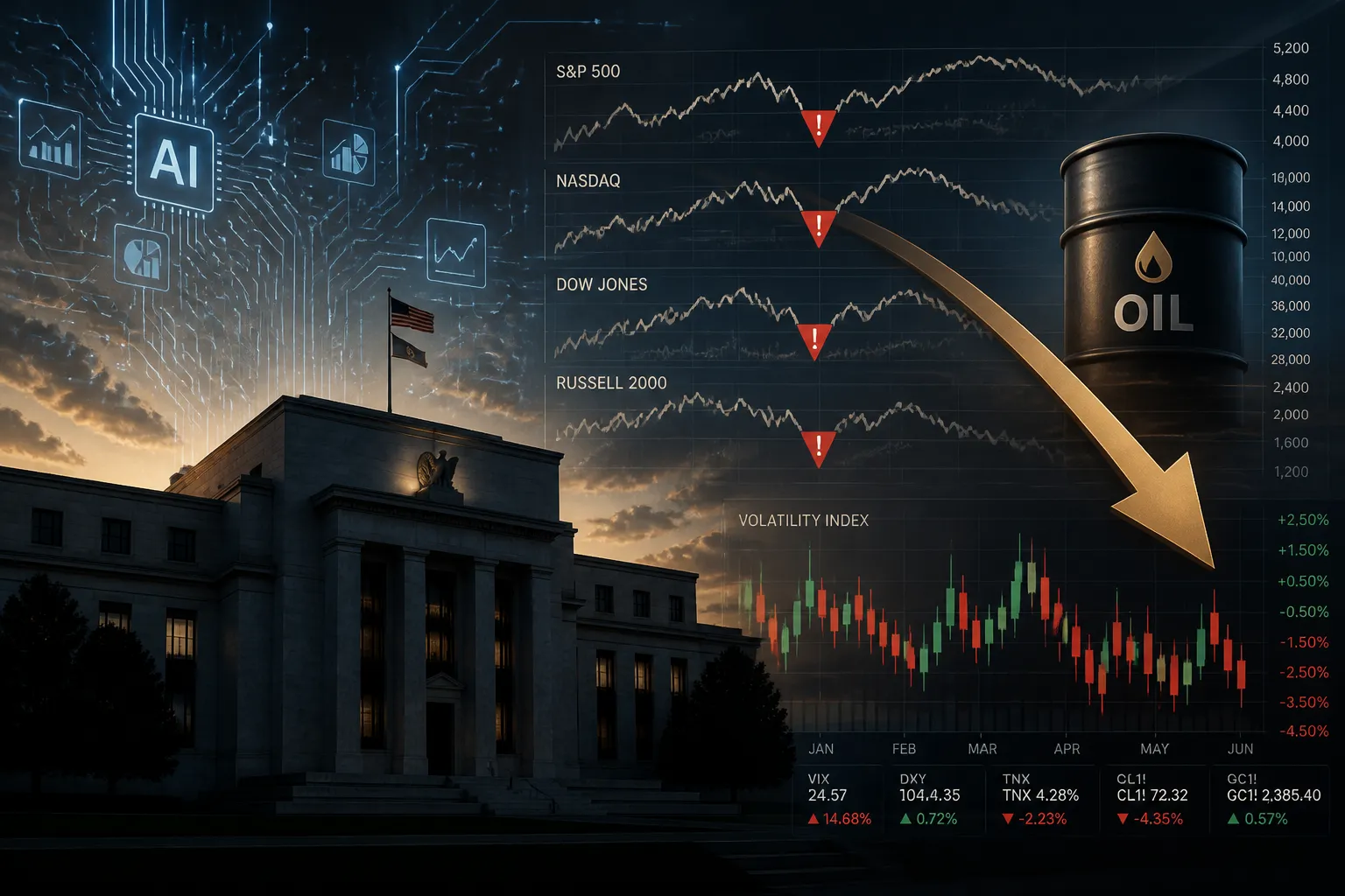 Fed Holds Rates, AI Investment Surge Raises Market-Risk Concerns, Oil Deal Signals Lower Prices