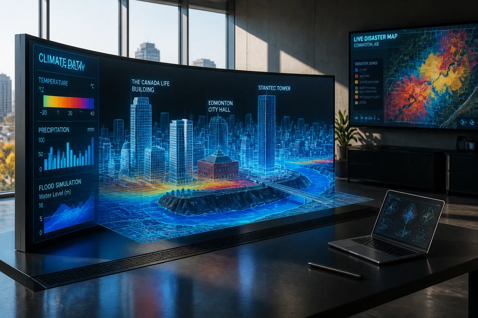 Edmonton-Based Run With It Synthetics Uses AI-Generated Digital Twins to Model Disasters and Climate Scenarios