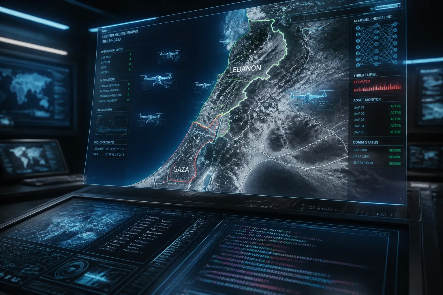 Israeli UAVs Deploy AI-Driven Targeting Over Gaza and Lebanon