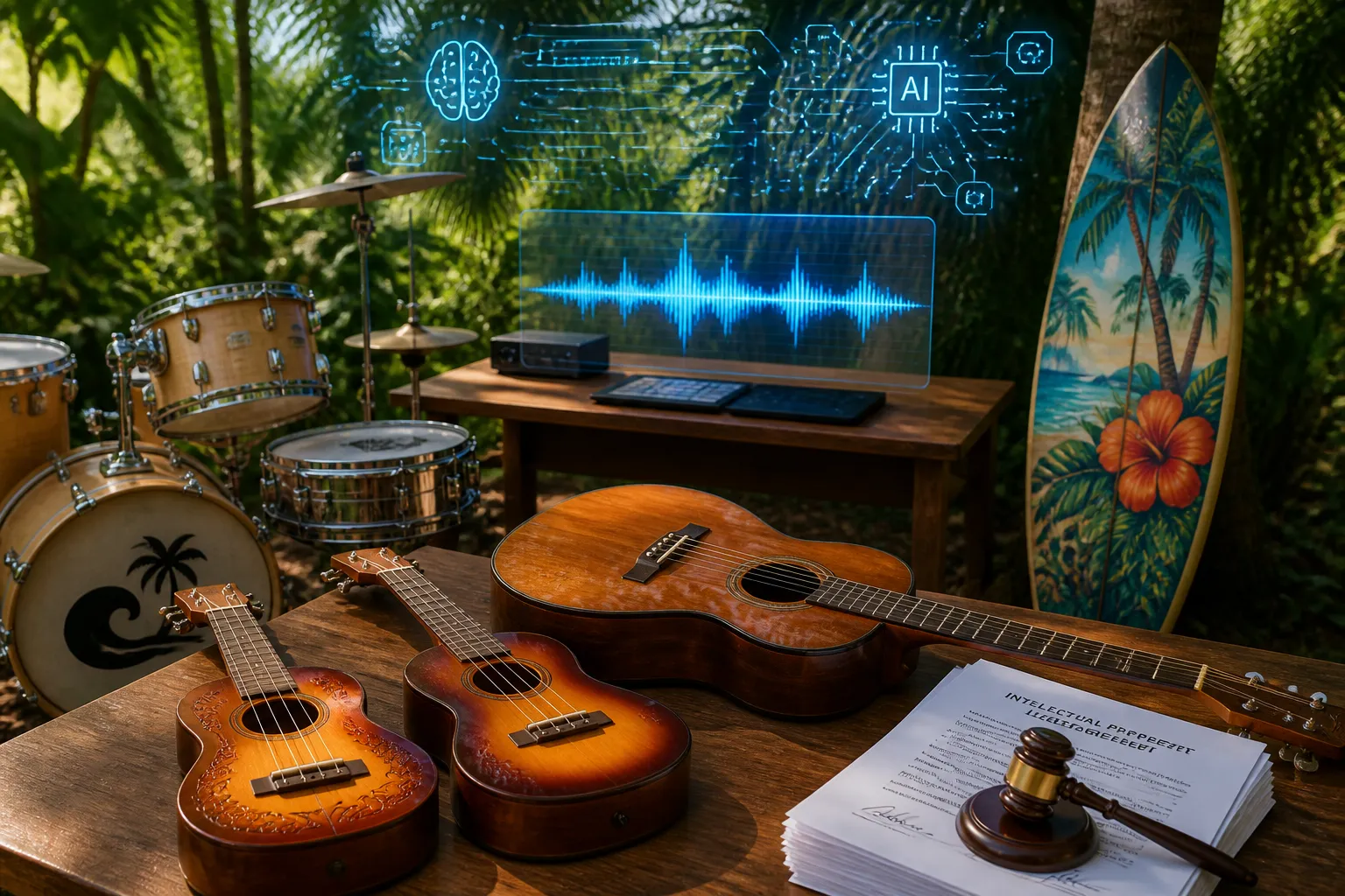 Hawaii Musicians File Lawsuit Against AI Music Platforms Over Unlicensed Use of Their Songs
