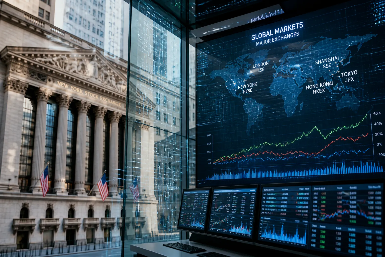 Asian Shares Rally as Dow Hits Record, AI-Related Stocks Mixed Amid Global Market Movements