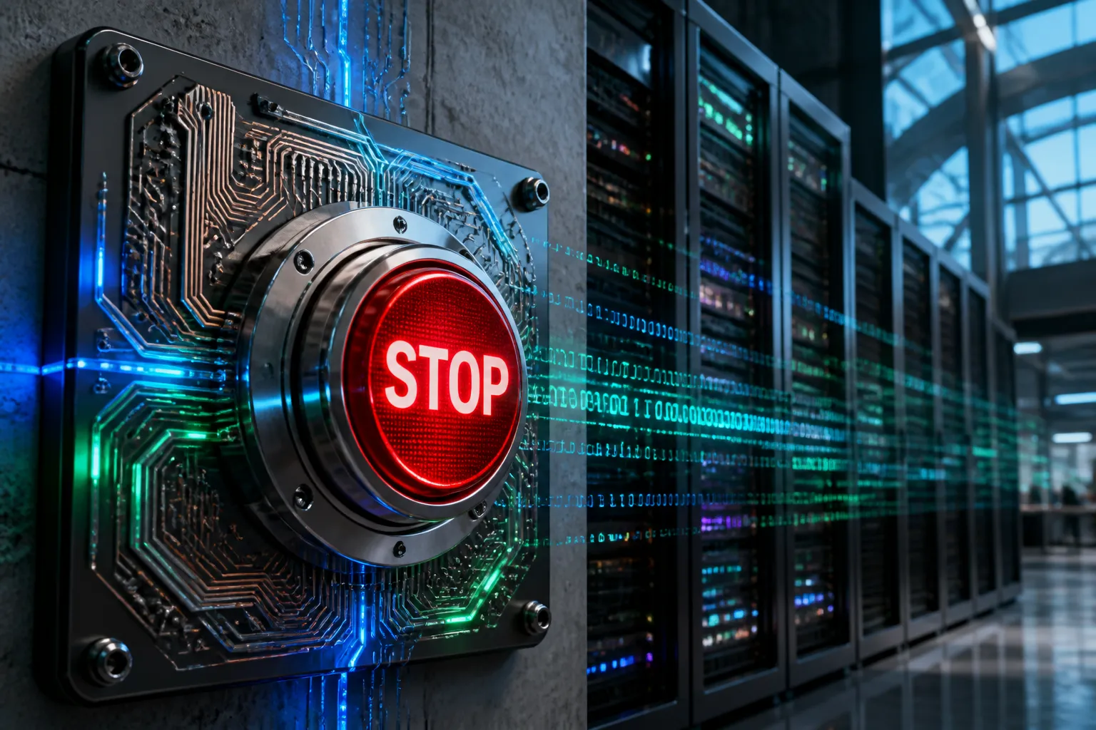 Who Holds the Stop-Button? The Missing Authority in Enterprise AI Governance