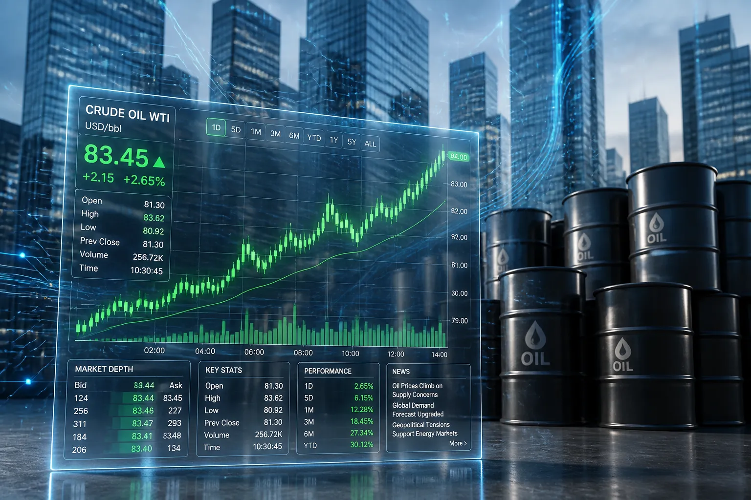 AI-Driven Gains Lift Wall Street as Oil Prices Surge