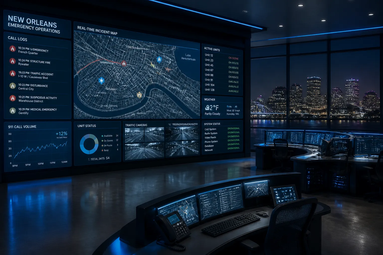 New Orleans Uses AI to Triage Duplicate 911 Calls, Not Replace Dispatchers