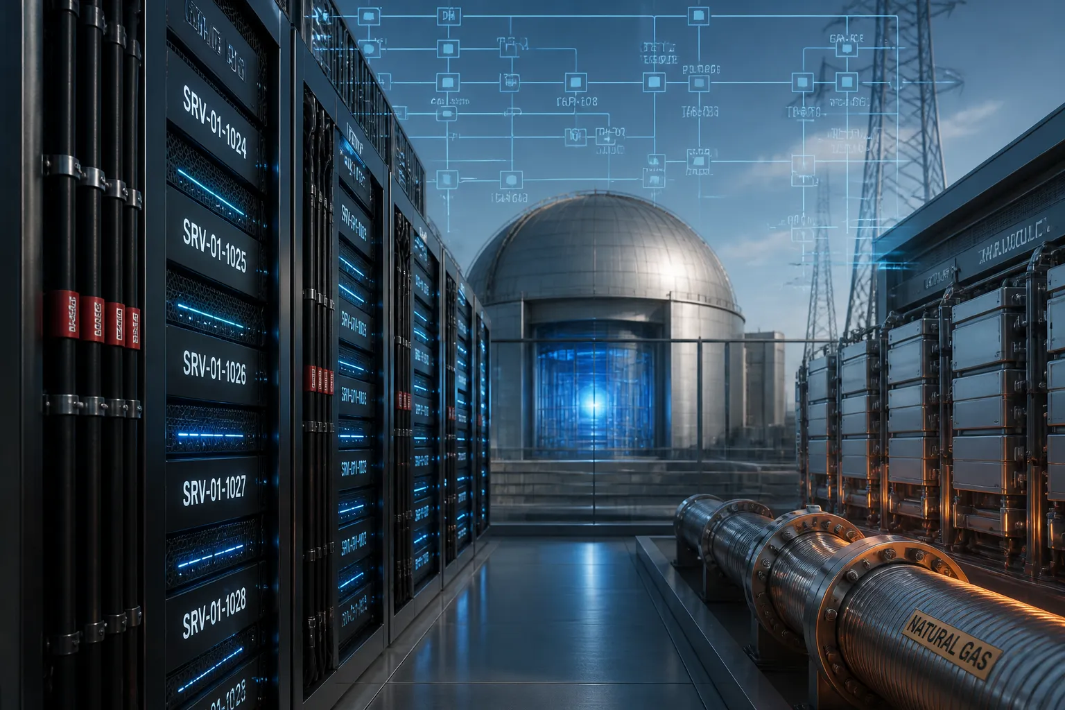 AI Data Center Expansion Drives Power Shortage, Fueling Surge in Nuclear, Gas, and Battery Contracts