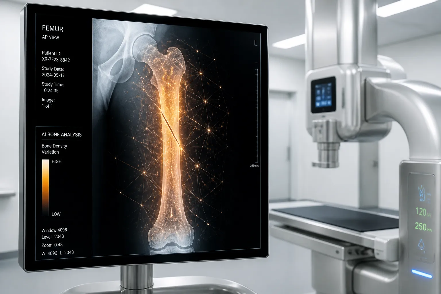 AI System Outperforms Radiologists in Detecting Hard-to-Spot Femoral Neck Fractures